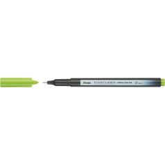   PENTEL Tűfilc, 0,4 mm, PENTEL "Pointliner", almazöld