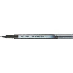   PENTEL Tűfilc, 0,4 mm, PENTEL "Pointliner", szürke
