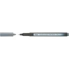 PENTEL Tűfilc, 0,4 mm, PENTEL "Pointliner", szürke