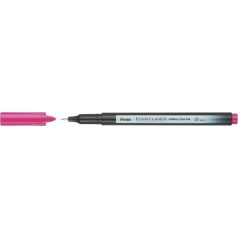   PENTEL Tűfilc, 0,4 mm, PENTEL "Pointliner", rózsaszín