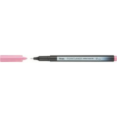   PENTEL Tűfilc, 0,4 mm, PENTEL "Pointliner", babarózsaszín