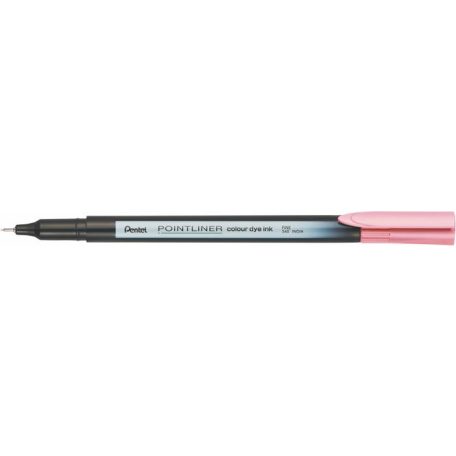 PENTEL Tűfilc, 0,4 mm, PENTEL "Pointliner", babarózsaszín
