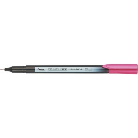 PENTEL Tűfilc, 0,4 mm, PENTEL "Pointliner", rózsaszín
