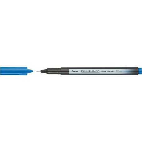 PENTEL Tűfilc, 0,4 mm, PENTEL "Pointliner", jégkék
