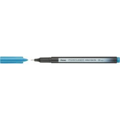   PENTEL Tűfilc, 0,4 mm, PENTEL "Pointliner", türkizkék