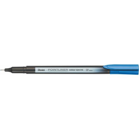 PENTEL Tűfilc, 0,4 mm, PENTEL "Pointliner", jégkék