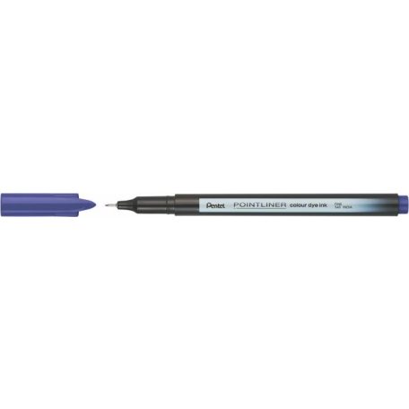 PENTEL Tűfilc, 0,4 mm, PENTEL "Pointliner", sötétlila