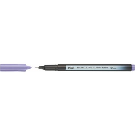 PENTEL Tűfilc, 0,4 mm, PENTEL "Pointliner", levendula