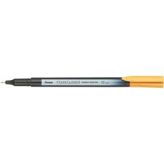   PENTEL Tűfilc, 0,4 mm, PENTEL "Pointliner", okkersárga