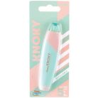 PENTEL Hibajavító roller, 5 mm x 6 m, utántölthető, PENTEL "Knoky", világoszöld-barack