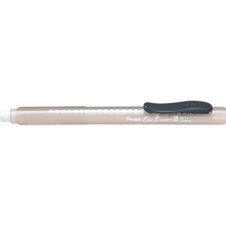 PENTEL Radírstift, tolóbetétes, PENTEL "ZE11-A", fekete klip