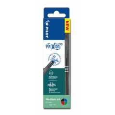   PILOT Rollertoll készlet, 0,35 mm, törölhető, nyomógombos, PILOT "Frixion Ball Plus", 4 különböző szín