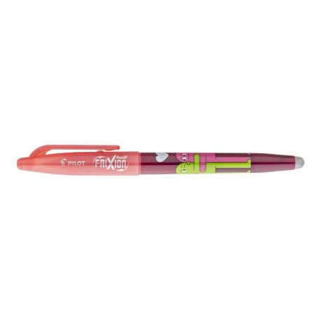 PILOT Rollertoll, 0,35 mm, törölhető, kupakos, PILOT "Frixion Ball Friends", korallpiros