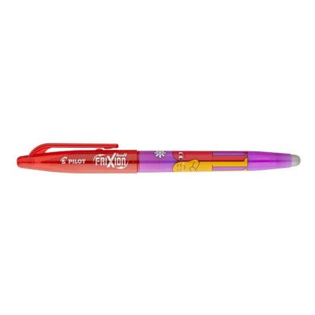 PILOT Rollertoll, 0,35 mm, törölhető, kupakos, PILOT "Frixion Ball Friends", lila