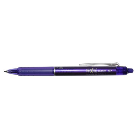 PILOT Rollertoll, 0,35 mm, törölhető, nyomógombos, PILOT "Frixion Clicker", lila