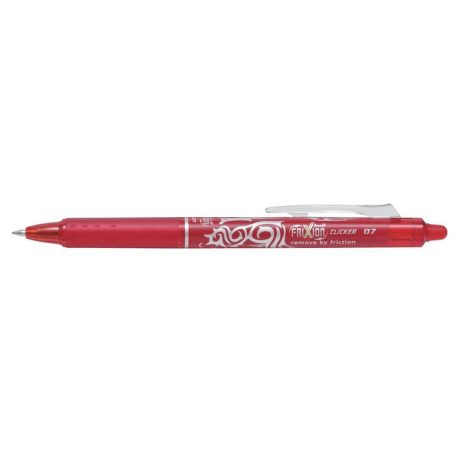 PILOT Rollertoll, 0,35 mm, törölhető, nyomógombos, PILOT "Frixion Clicker", piros