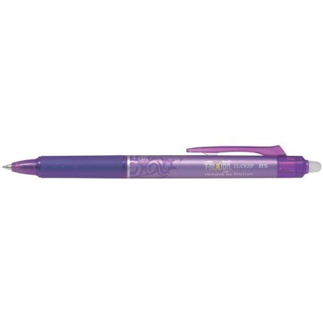 PILOT Rollertoll, 0,25 mm, törölhető, nyomógombos, PILOT "Frixion Clicker", lila