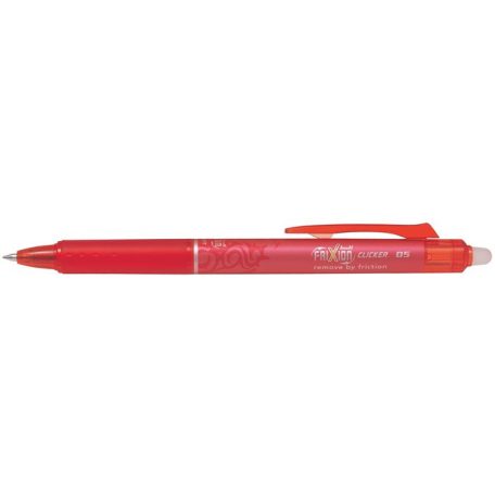 PILOT Rollertoll, 0,25 mm, törölhető, nyomógombos, PILOT "Frixion Clicker", piros