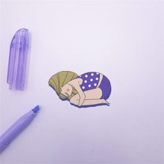   PILOT Szövegkiemelő, 1-3,3 mm, törölhető, PILOT "Frixion Light Soft", pasztell-lila