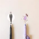 PILOT Szövegkiemelő, 1-3,3 mm, törölhető, PILOT "Frixion Light Soft", pasztell-lila