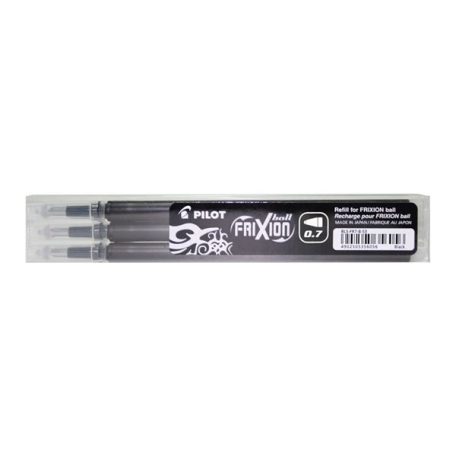 PILOT Rollertoll betét, 0,35 mm, törölhető, PILOT "Frixion Ball/Clicker", fekete