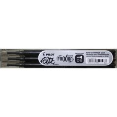   PILOT Rollertoll betét, 0,25 mm, tűhegyű, törölhető, PILOT "Frixion Point", fekete