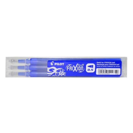 PILOT Rollertoll betét, 0,25 mm, törölhető, PILOT "Frixion Ball/Clicker", kék