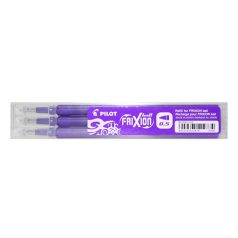   PILOT Rollertoll betét, 0,25 mm, törölhető, PILOT "Frixion Ball/Clicker", lila