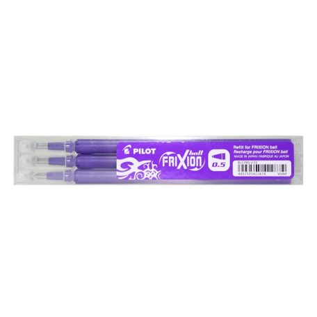 PILOT Rollertoll betét, 0,25 mm, törölhető, PILOT "Frixion Ball/Clicker", lila