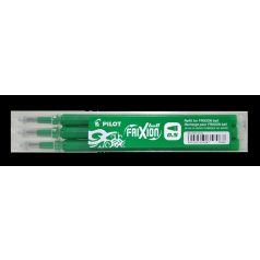   PILOT Rollertoll betét, 0,25 mm, törölhető, PILOT "Frixion Ball/Clicker", zöld