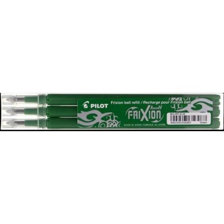 PILOT Rollertoll betét, 0,35 mm, törölhető, PILOT "Frixion Ball/Clicker", zöld