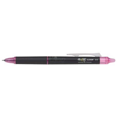 PILOT Rollertoll, 0,25 mm, tűhegyű, nyomógombos, törölhető, PILOT "Frixion Point Clicker ", rózsaszín