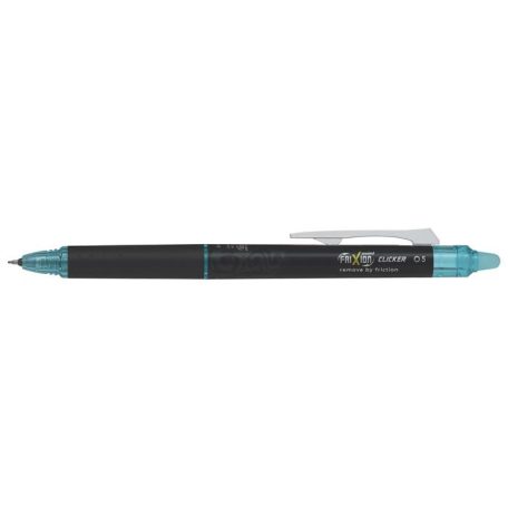 PILOT Rollertoll, 0,25 mm, tűhegyű, nyomógombos, törölhető, PILOT "Frixion Point Clicker ", világoskék