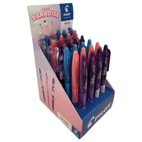 PILOT Rollertoll display, 0,35 mm, törölhető, PILOT "Frixion Ball Fancy", "Frixion Clicker Fancy", vegyes