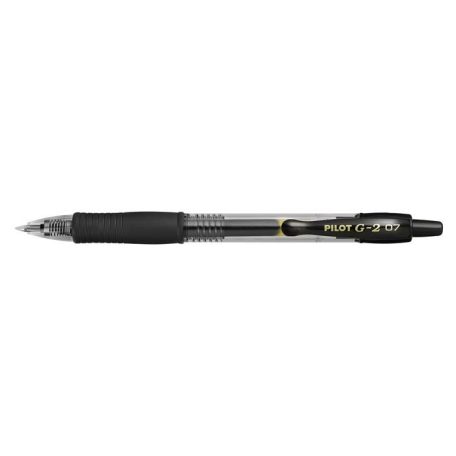 PILOT Zseléstoll, 0,32 mm, nyomógombos, PILOT "G-2", fekete