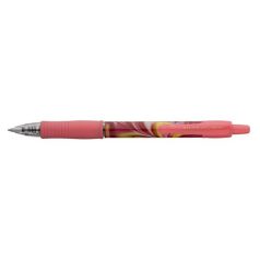   PILOT Zseléstoll, 0,32 mm, nyomógombos, rózsaszín tolltest, PILOT "G-2 Flow", kék