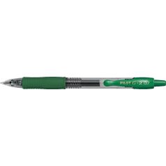   PILOT Zseléstoll, 0,32 mm, nyomógombos, PILOT "G-2", zöld