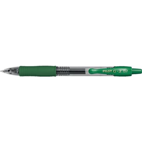 PILOT Zseléstoll, 0,32 mm, nyomógombos, PILOT "G-2", zöld