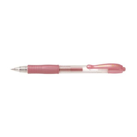 PILOT Zseléstoll, 0,32 mm, nyomógombos, PILOT "G-2 Metallic", rózsaszín