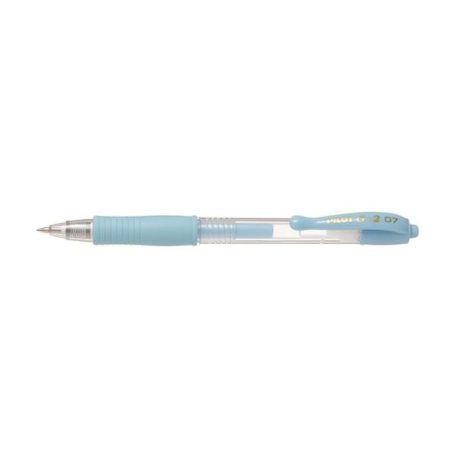 PILOT Zseléstoll, 0,32 mm, nyomógombos, PILOT "G-2 Pastel", világoskék