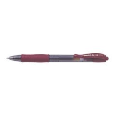   PILOT Zseléstoll, 0,32 mm, nyomógombos, PILOT "G-2", bordó