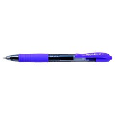   PILOT Zseléstoll, 0,32 mm, nyomógombos, PILOT "G-2", lila