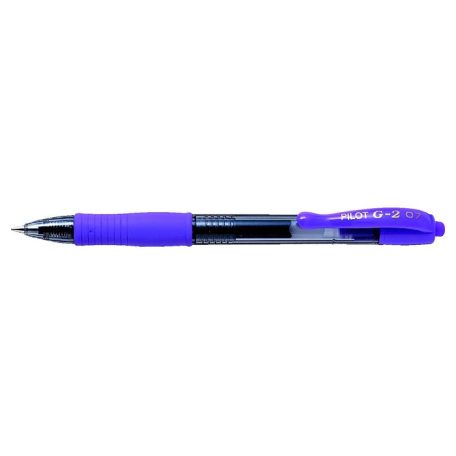 PILOT Zseléstoll, 0,32 mm, nyomógombos, PILOT "G-2", lila