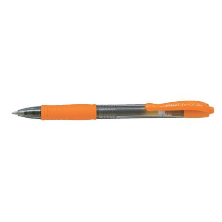 PILOT Zseléstoll, 0,32 mm, nyomógombos, PILOT "G-2", narancssárga