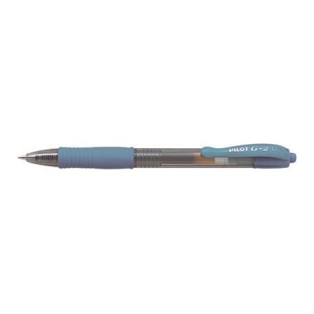 PILOT Zseléstoll, 0,32 mm, nyomógombos, PILOT "G-2", világoskék