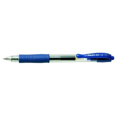   PILOT Zseléstoll, 0,25 mm, nyomógombos, PILOT "G-2", kék