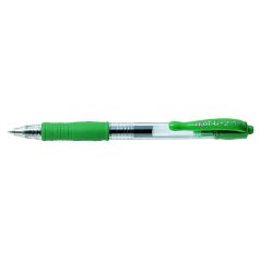   PILOT Zseléstoll, 0,25 mm, nyomógombos, PILOT "G-2", zöld