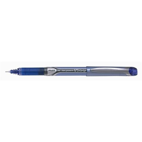PILOT Rollertoll, 0,3 mm, tűhegyű, kupakos, PILOT "Hi-Tecpoint V5 Grip", kék