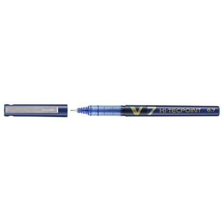 PILOT Rollertoll, 0,4 mm, tűhegyű, kupakos, PILOT "Hi-Tecpoint V7", kék