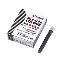   PILOT Töltőtoll patron, PILOT "Parallel Pen", 12 különböző szín